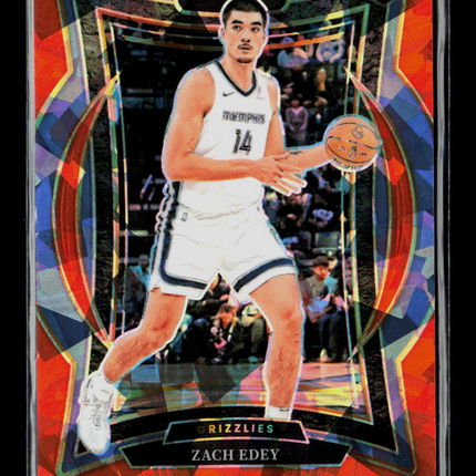 2025 Panini Select Zach Edey #98 Orange 261/275 RC