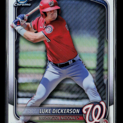 2025 Bowman Chrome Draft Luke Dickerson #BDC-61 Refractor
