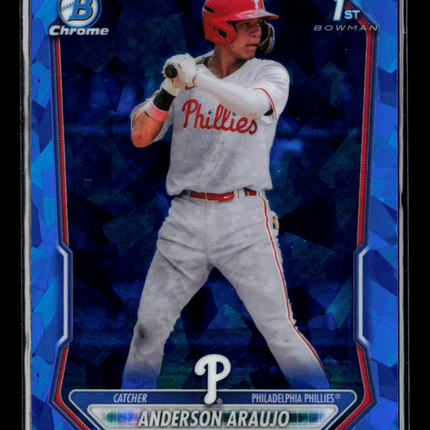 2026 Bowman Chrome Anderson Araujo #BCP-8 Blue Sapphire