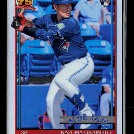 2026 Topps Chrome Kazuma Okamoto #91CB-24 RC