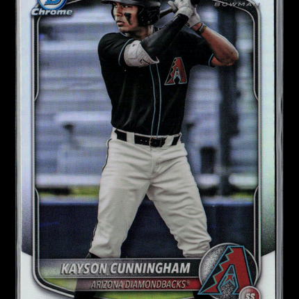 2025 Bowman Draft Chrome Kayson Cunningham #BDC-84 Refractor