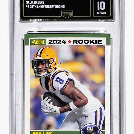 2024 Score Malik Nabers #5 35th Anniversary GMA 10