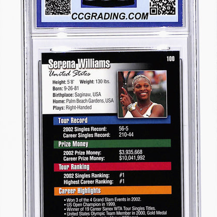 2003 Net Pro Serena Williams #100 CCG 10