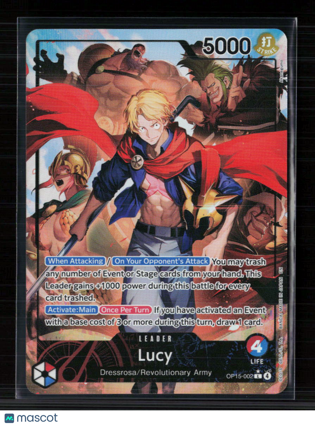 One Piece Lucy (Alternate Art) Adventure on Kami's Island L • OP15-002 Foil
