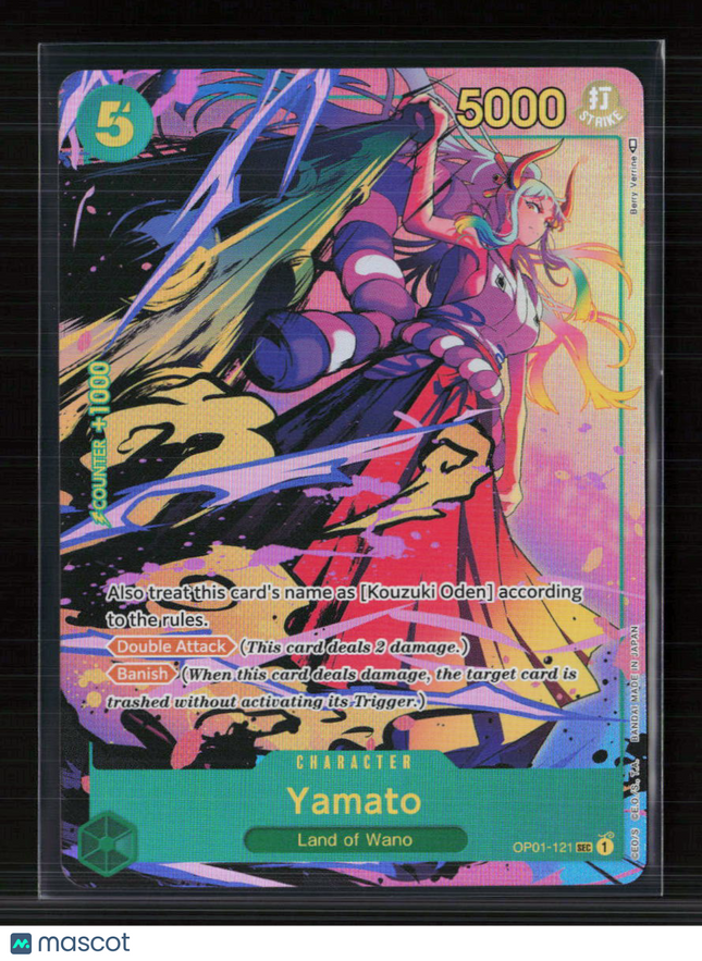 One Piece Yamato (Parallel) Romance Dawn SEC • OP01-121 Foil