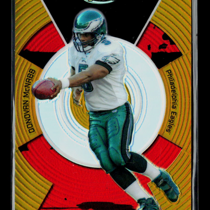 2005 Topps Finest Donovan McNabb #53 Gold Refractor /49
