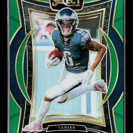 2025 Panini Select Football DeVonta Smith #51 Green 2/5