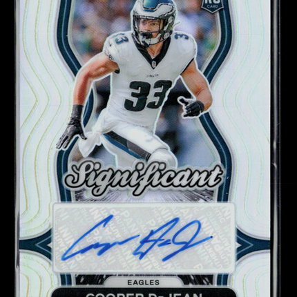 2024 Panini Prizm Significant Signatures Cooper DeJean #SS-CDN RC Auto