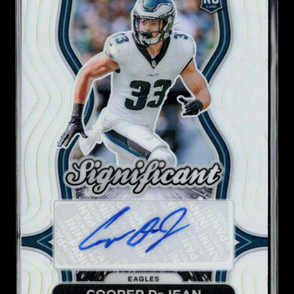 2024 Panini Prizm Significant Signatures Cooper DeJean #SS-CDN RC Auto