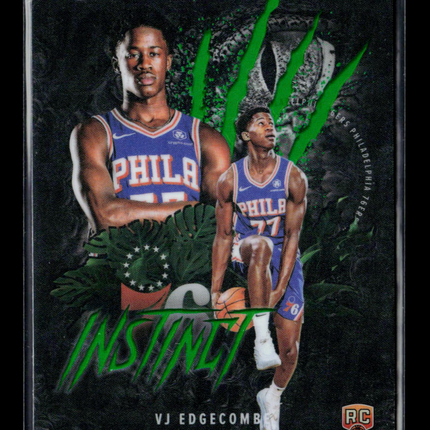 2025 Topps Chrome Instinct VJ Edgecombe #INS-13 Green 44/99 RC