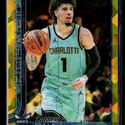 2025 Topps Chrome LaMelo Ball #39 Gold 7/50