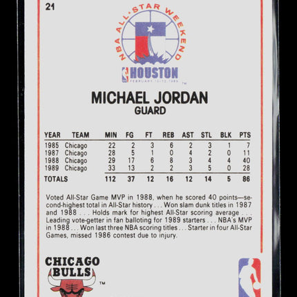 1989 NBA Hoops Michael Jordan #21