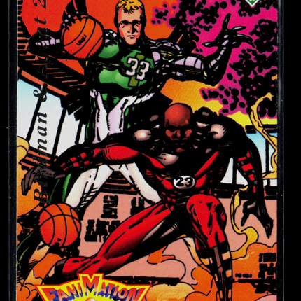 1993 Upper Deck Fanimation Michael Jordan Larry Bird #510