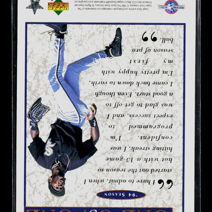 1995 Upper Deck Michael Jordan One on One Michael Jordan #7