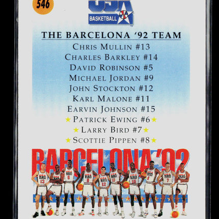 1992 SkyBox USA Basketball Patrick Ewing Larry Bird Scottie Pippen #546
