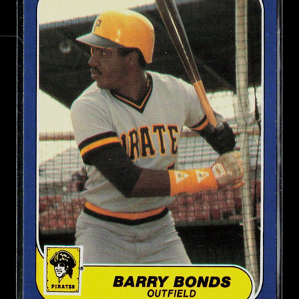 1986 Fleer Update Barry Bonds #U-14