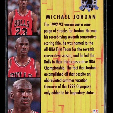 1993 Fleer Ultra All-NBA Michael Jordan #2 of 14 First Team