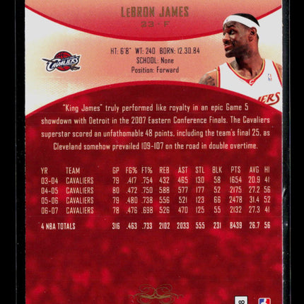 2007 Fleer Hot Prospects LeBron James #5