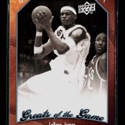 2010 Upper Deck Greats of the Game Basketball LeBron James #40