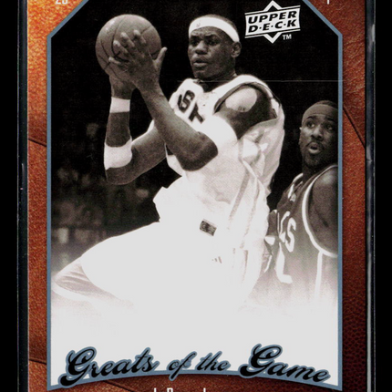 2010 Upper Deck Greats of the Game Basketball LeBron James #40