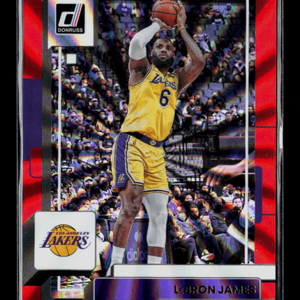2022 Donruss LeBron James #128 Red Laser