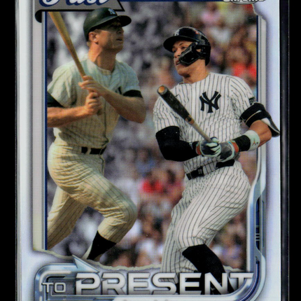 2026 Topps Chrome Past to Present Mickey Mantle Aaron Judge #PTP-1