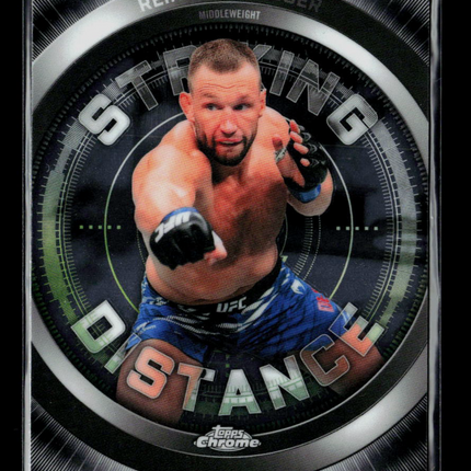 2026 Topps Chrome UFC Striking Distance Reinier de Ridder #SD-12