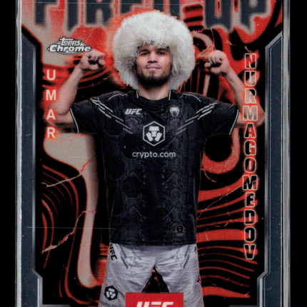 2025 Topps Chrome UFC Fired Up Umar Nurmagomedov #FUP-16