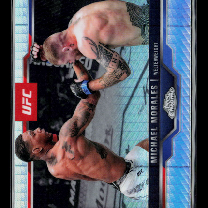 2025 Topps Chrome UFC Michael Morales #127 Prism Refractor
