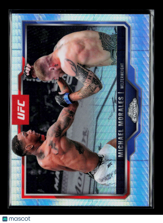 2025 Topps Chrome UFC Michael Morales #127 Prism Refractor