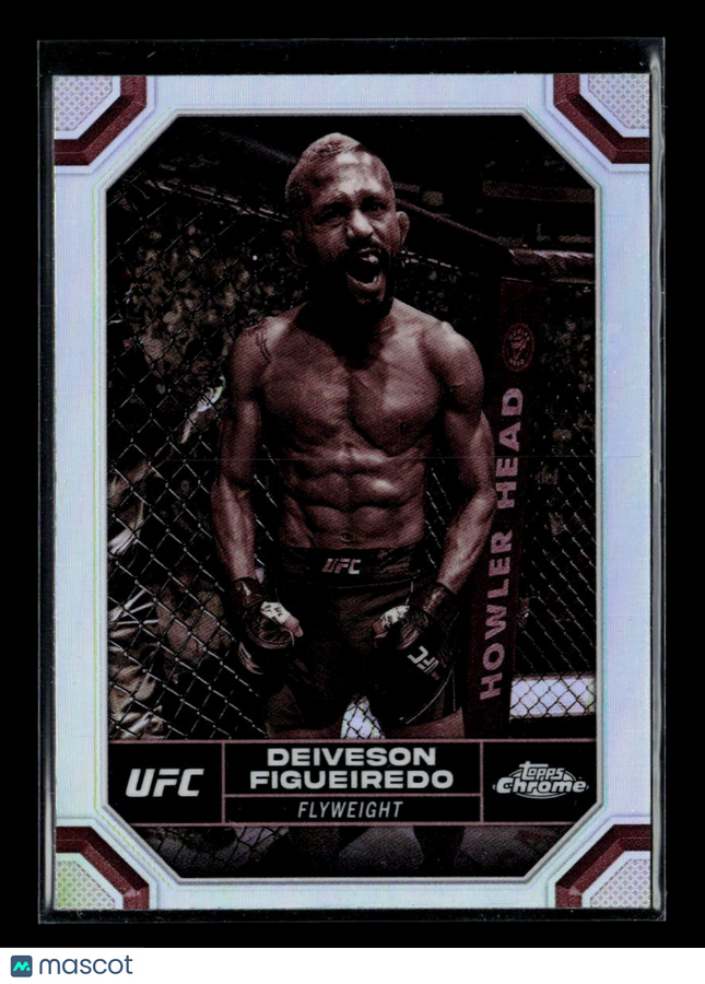 2024 Topps Chrome UFC Deiveson Figueiredo #57 Sepia Refractor