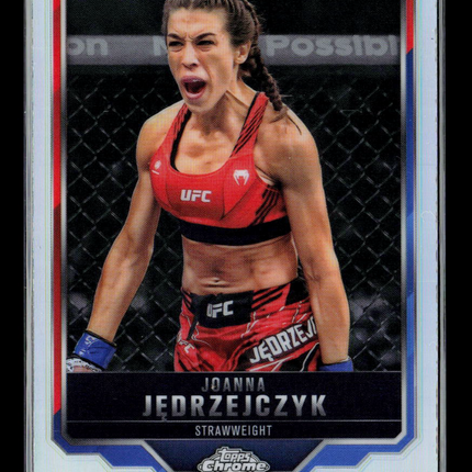 2025 Topps Chrome UFC Joanna Jedrzejczyk #34 Refractor