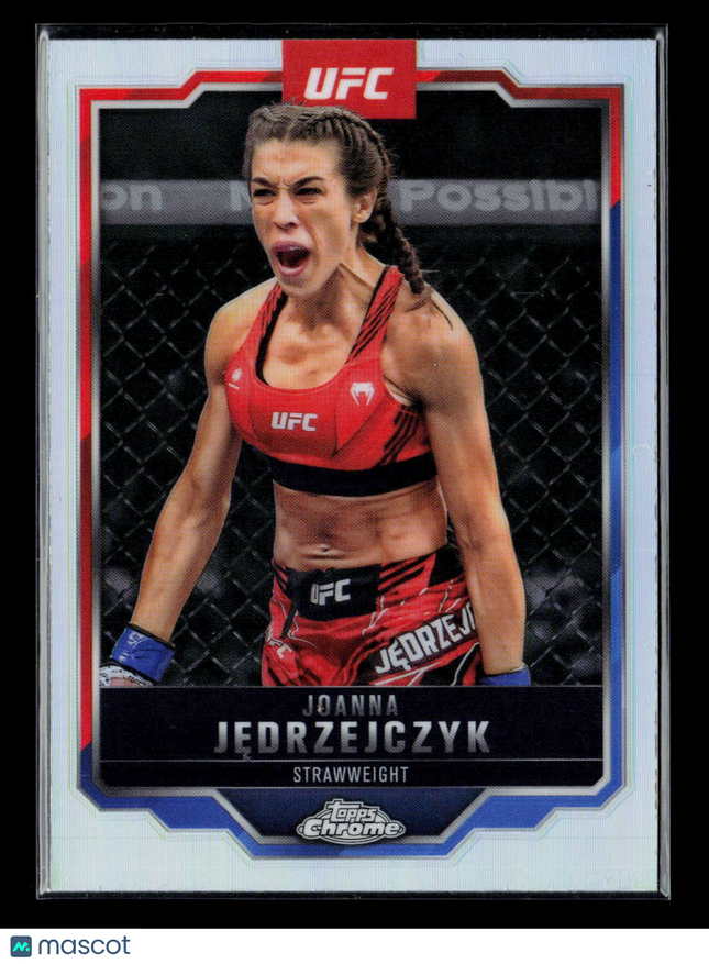 2025 Topps Chrome UFC Joanna Jedrzejczyk #34 Refractor