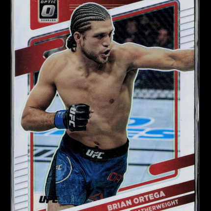 2022 Panini Donruss Optic UFC Brian Ortega #48 Silver