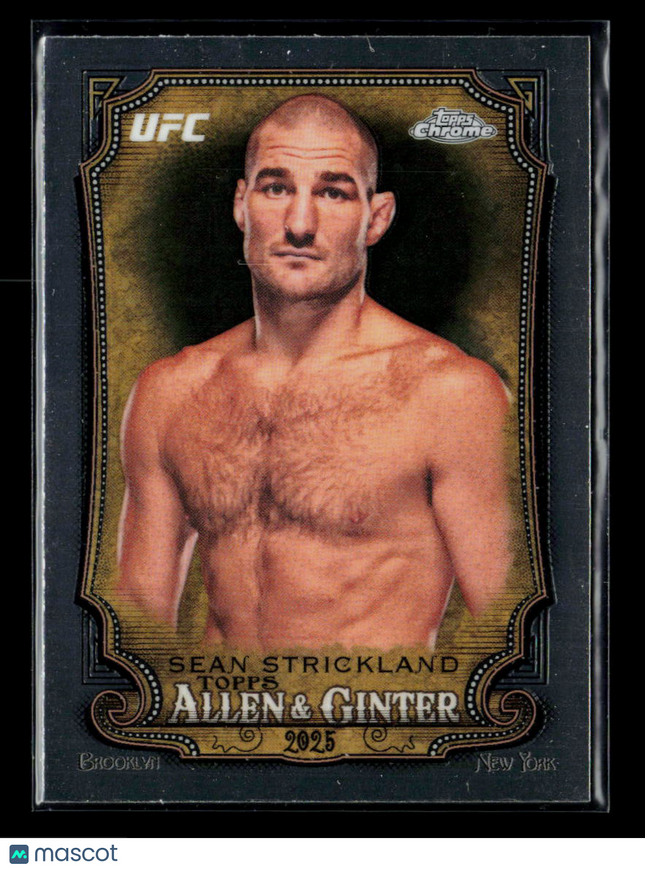 2025 Topps Chrome Allen & Ginter Sean Strickland #AAG-16