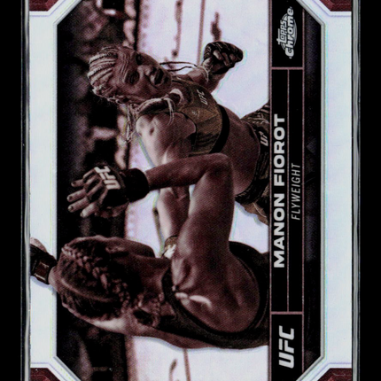2024 Topps Chrome UFC Manon Fiorot #120 Sepia