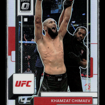 2023 Panini Donruss Optic UFC Khamzat Chimaev #33 Silver