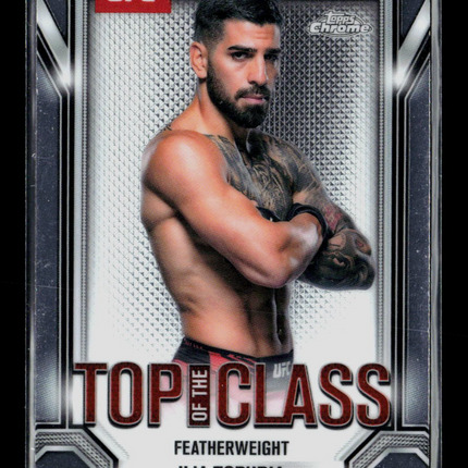 2025 Topps Chrome UFC Top of the Class Ilia Topuria #TTC-4
