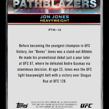 2024 Topps Chrome UFC Pathblazers Jon Jones #PTH-15
