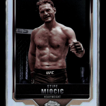 2025 Topps Chrome UFC Stipe Miocic #122 Sepia