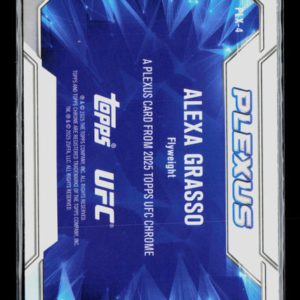2025 Topps Chrome UFC Plexus Alexa Grasso #PLX-4