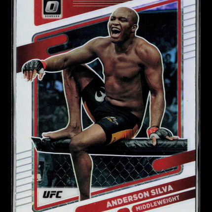 2022 Panini Donruss Optic UFC Anderson Silva #27 Silver