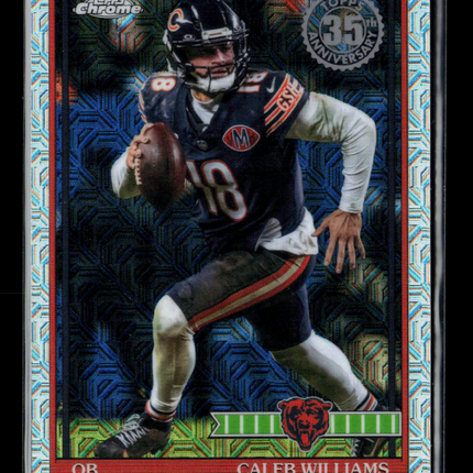 2026 Topps Chrome 35th Anniversary Caleb Williams #91TC-18 Mojo Refractor