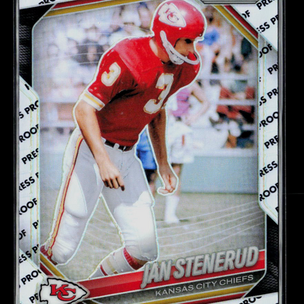 2025 Panini Prizm Jan Stenerud #204 Press Proof