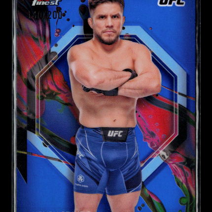 2024 Topps Finest UFC Henry Cejudo #13 Blue 140/200