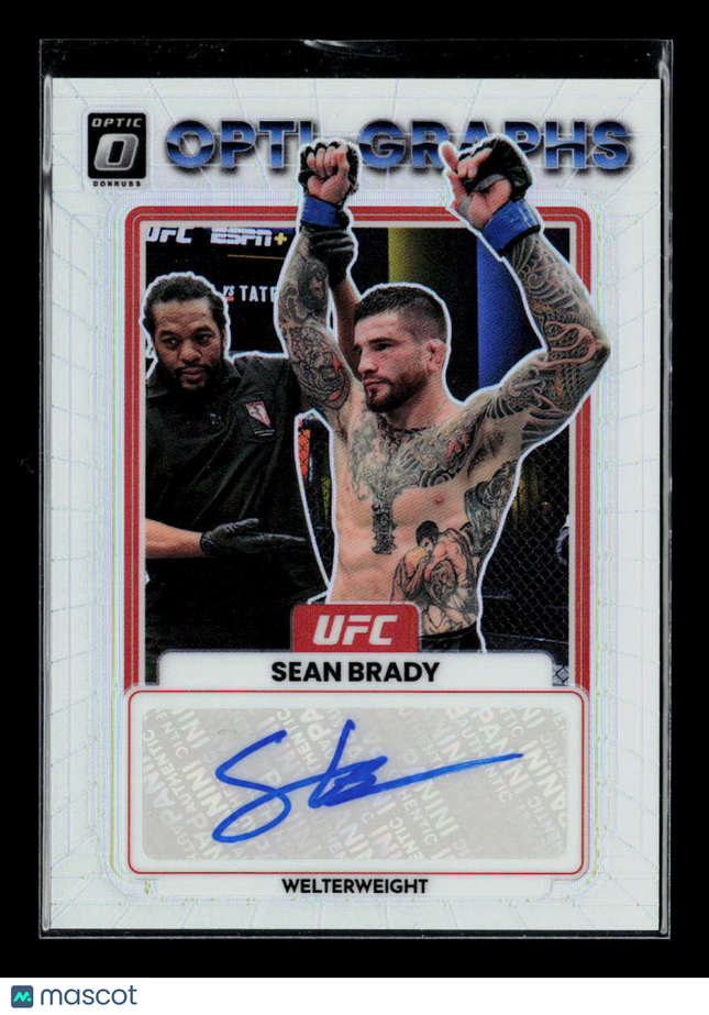 2023 Panini Donruss Optic UFC Opti-Graphs Sean Brady #OG-SBR Auto