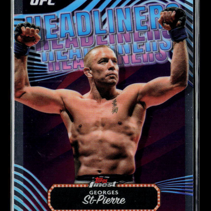 2024 Topps Finest UFC Headliners Georges St-Pierre #HDL-21