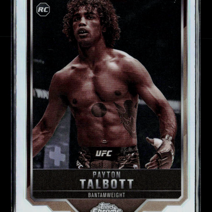 2025 Topps Chrome UFC Payton Talbott #141 RC Sepia