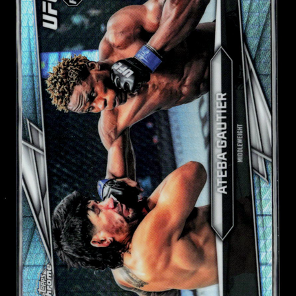 2026 Topps Chrome UFC Ateba Gautier #7 Prism Refractor RC