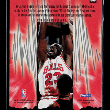 1996 SkyBox NBA Hoops Michael Jordan #358 Earth Shakers